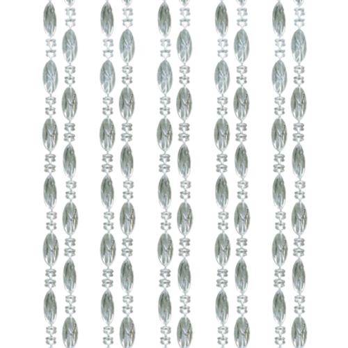 Rideau de porte Palma Cristal en perles décoratives. La qualité au rdv